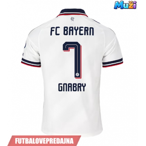 Lacne Muži Futbalové dres Bayern Munich Serge Gnabry #7 2026-27 Krátky Rukáv - Preč